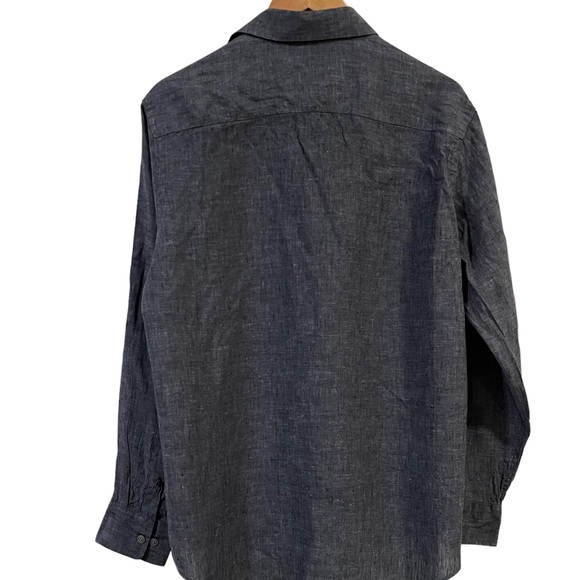 100% Linen Mens Joseph Abboud Button Down size medium - Picture 2 of 10